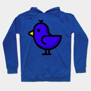 Little Big Bird Birdie Blue Hoodie